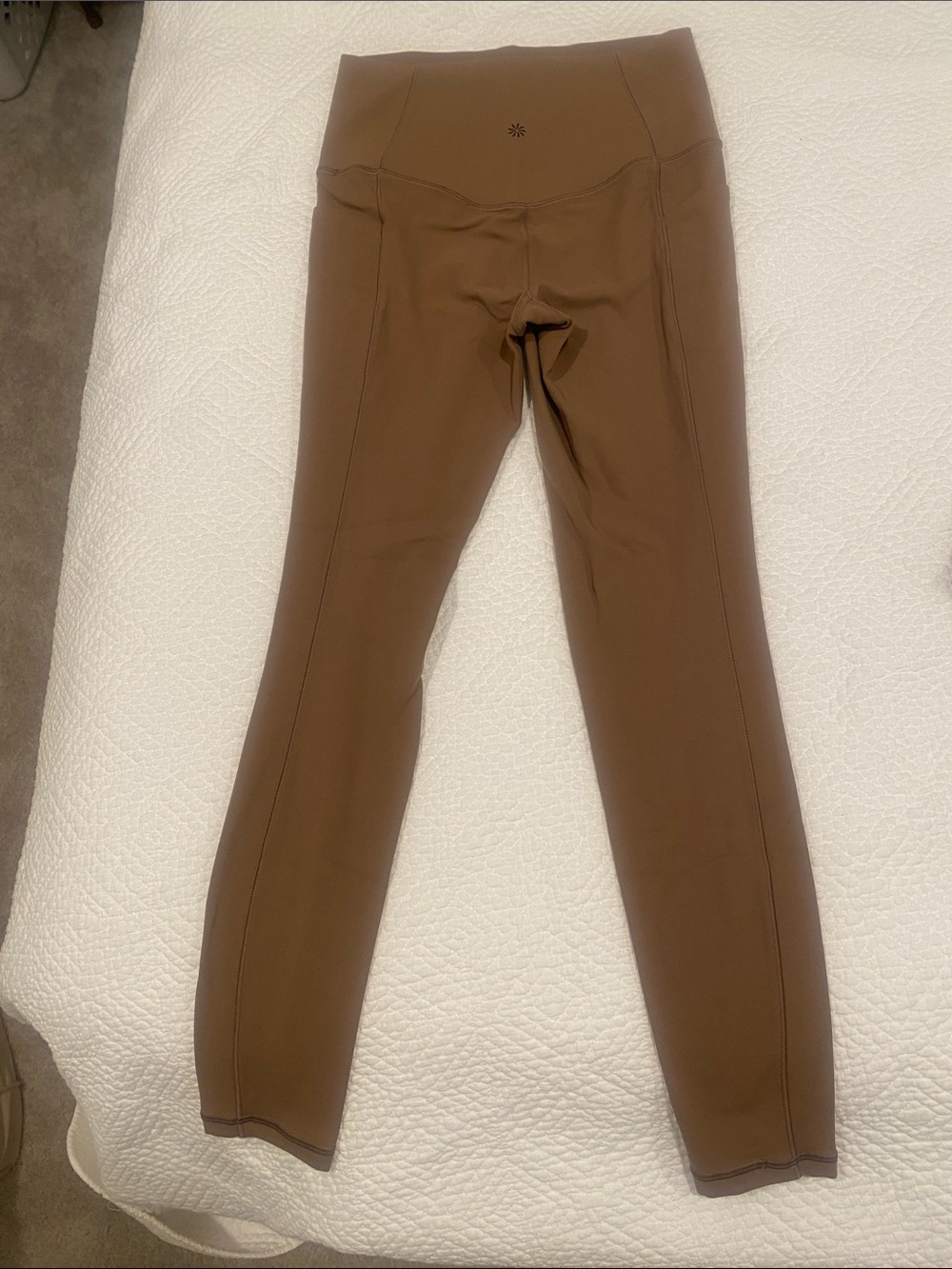 Athleta Brown High-Waist Performance Leggings